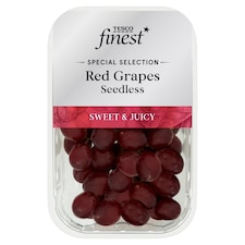 Tesco Finest Red Grapes Seedless 400G