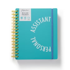 Paperchase Rainbow A5 10 Subject Personal Assistant Notebook