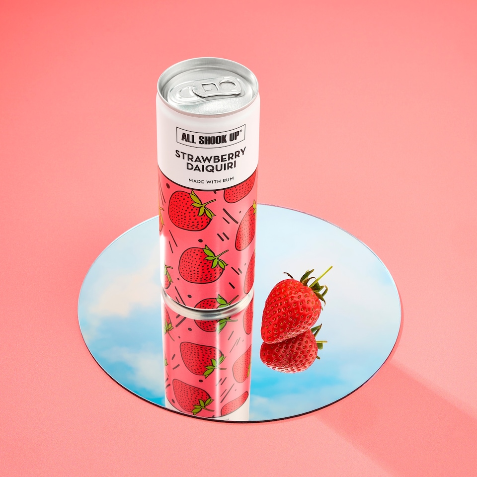 image 1 of All Shook Up Strawberry Daiquiri 250ml