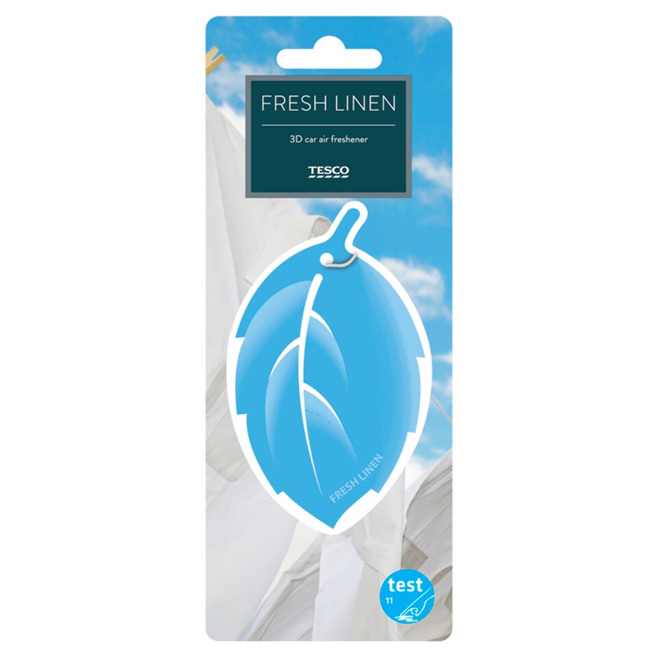 Tesco 3D Leaf Fresh Linen Air Freshener