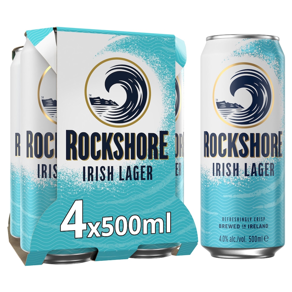 Rockshore Irish Lager 4 X 500Ml