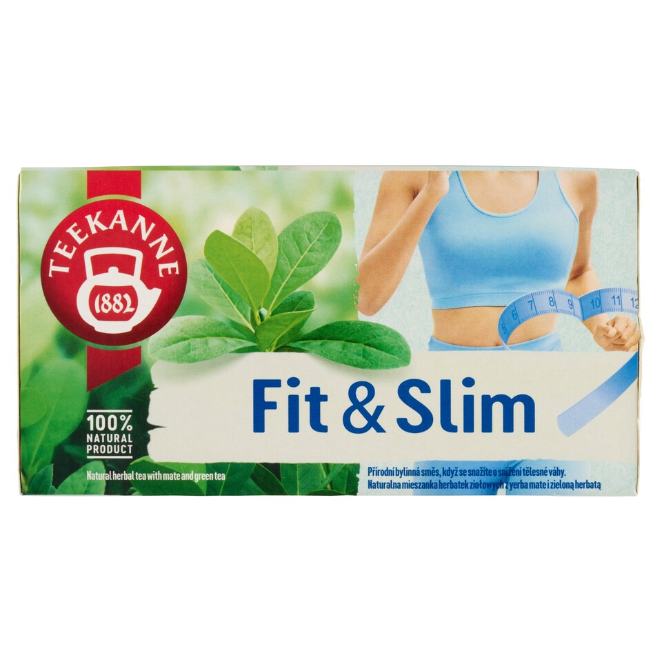 image 1 of Teekanne Fit & Slim Herbal Tea Blend with Mate and Green Tea 20 x 1.6g (32g)