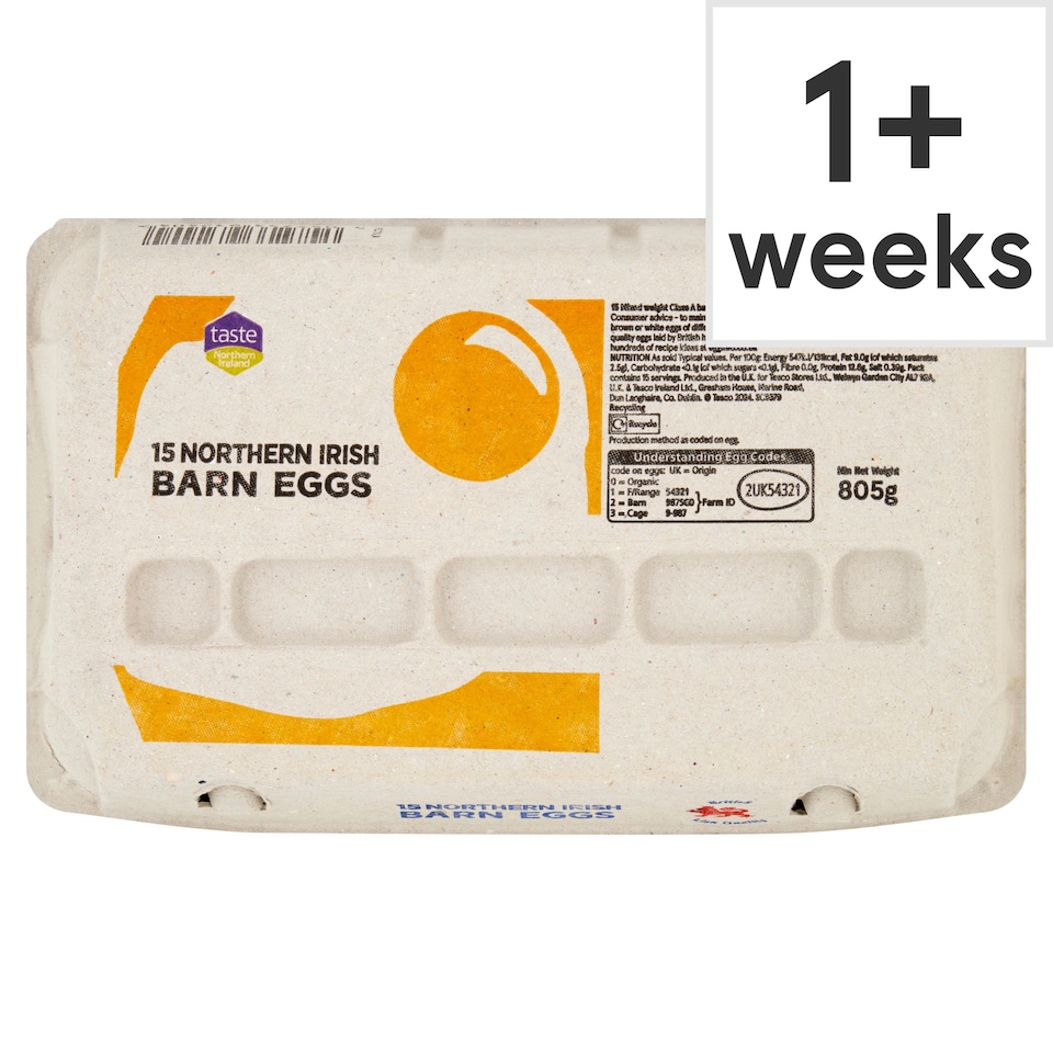 Tesco British Mixed Weight Eggs 15 Pack