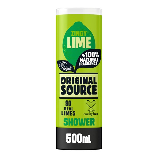 Original Source Lime Shower Gel 500Ml Tesco Groceries