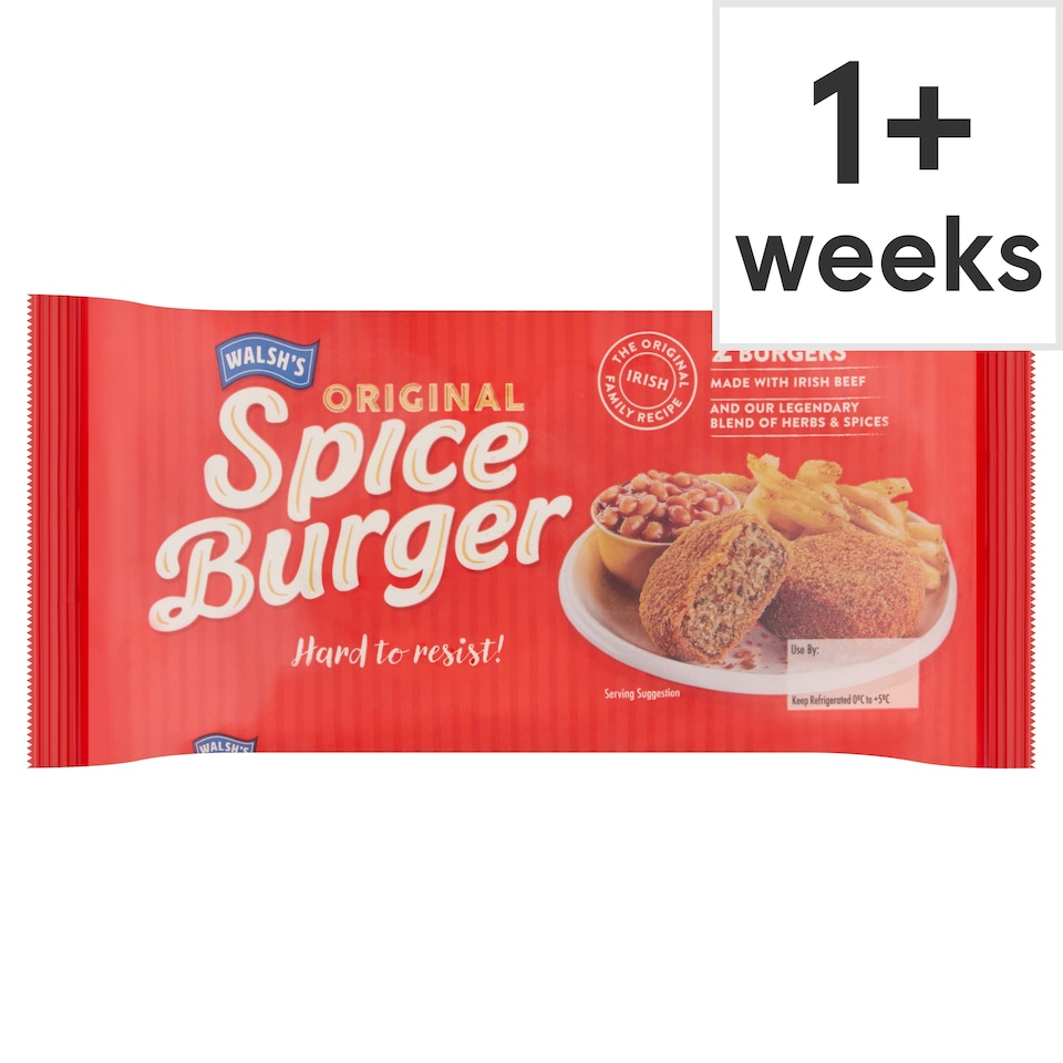 Walsh Family Foods Spiceburger 185G
