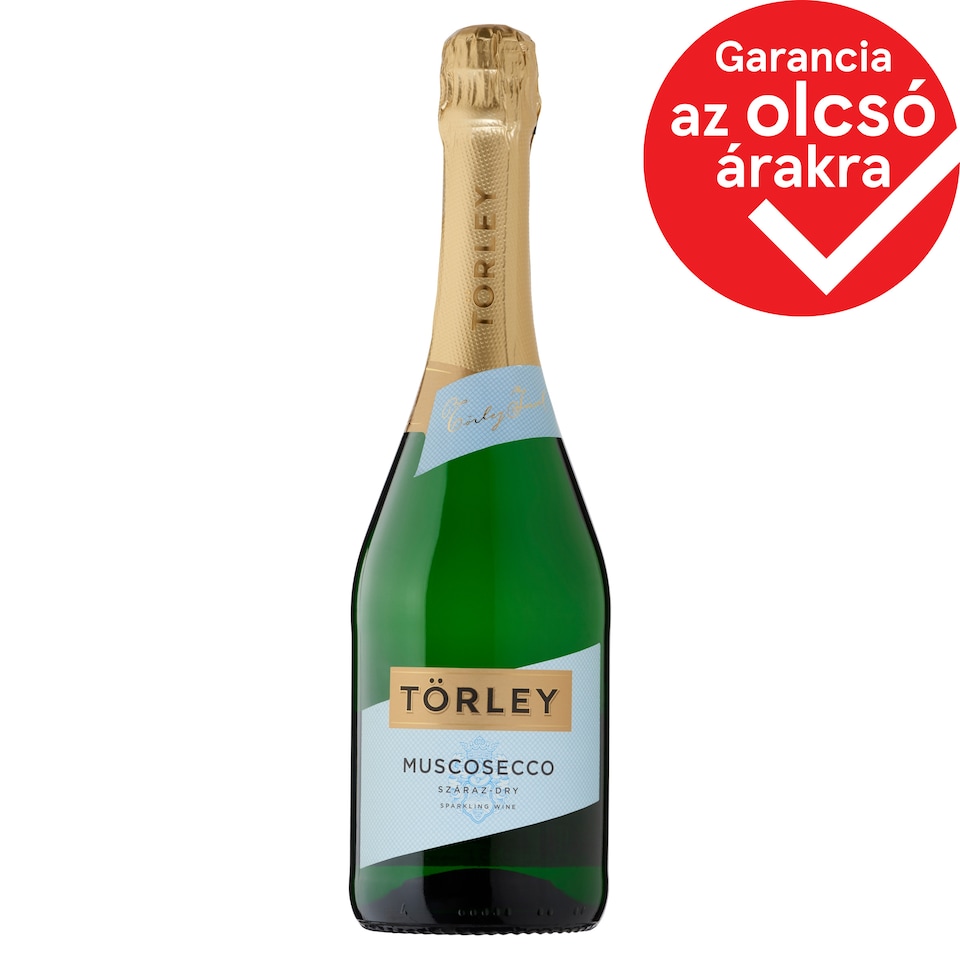 Törley Muscosecco száraz, fehér pezsgő 11% 0,75 l