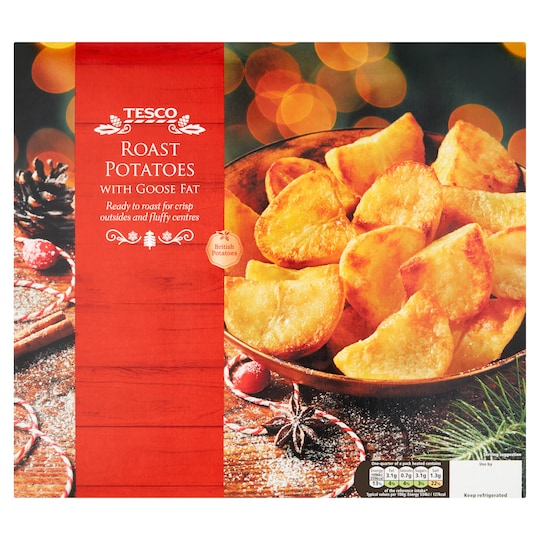 Tesco Goose Fat Roast Potatoes 900g Tesco Groceries