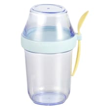 Tesco Design Green and Blue Tinted Yoghurt Pot