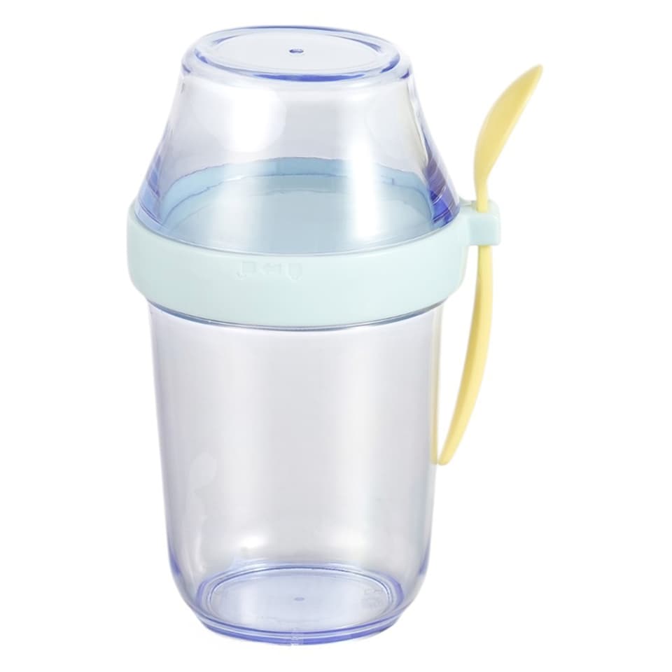Tesco Design Green and Blue Tinted Yoghurt Pot