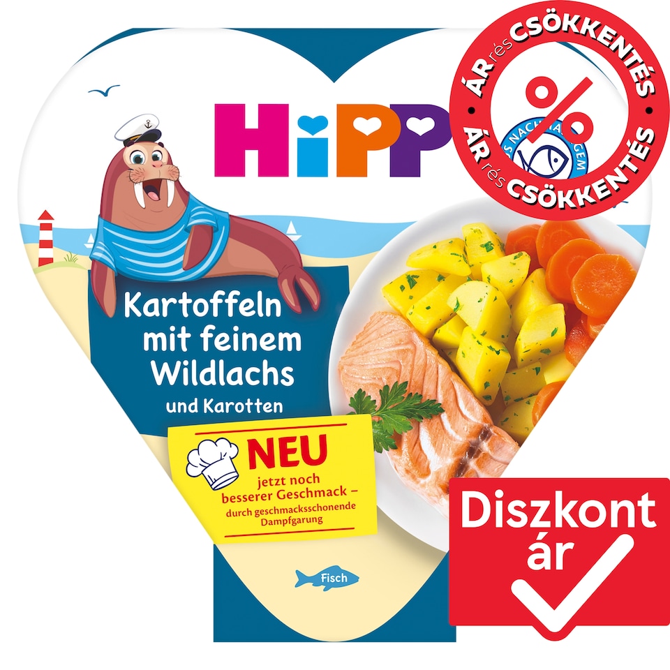 HiPP burgonya vadlazaccal és sárgarépával 1 éves kortól 250 g