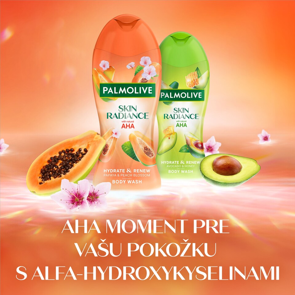 obrázok 1 z Palmolive Skin Radiance Papaya & Peach Blossom Scent sprchový gél 250 ml