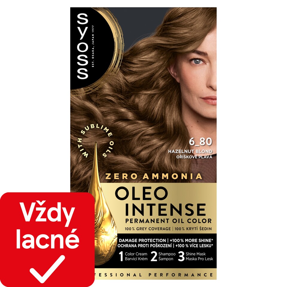 Syoss Oleo Intense 6-80 Orieškovoplavý 50 ml