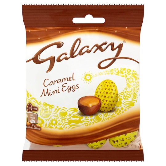 Galaxy Caramel Mini Eggs 84G Tesco Groceries