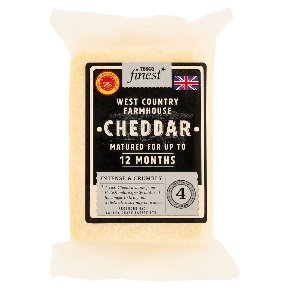 Tesco Finest West Country Farmhouse Cheddar Cheese 200 g