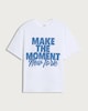 image 4 of F&F Boys Pure Cotton Printed Oversized Fit T-Shirt in White