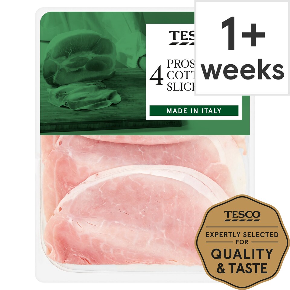 Tesco Prosciutto Cotto 100G Tesco Groceries