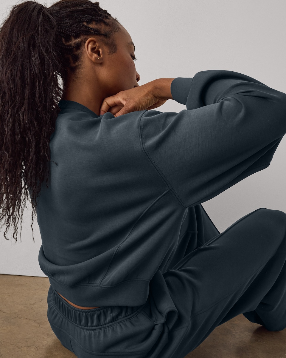image 1 of F&F Active Crew Neck Sweatshirt in Grey