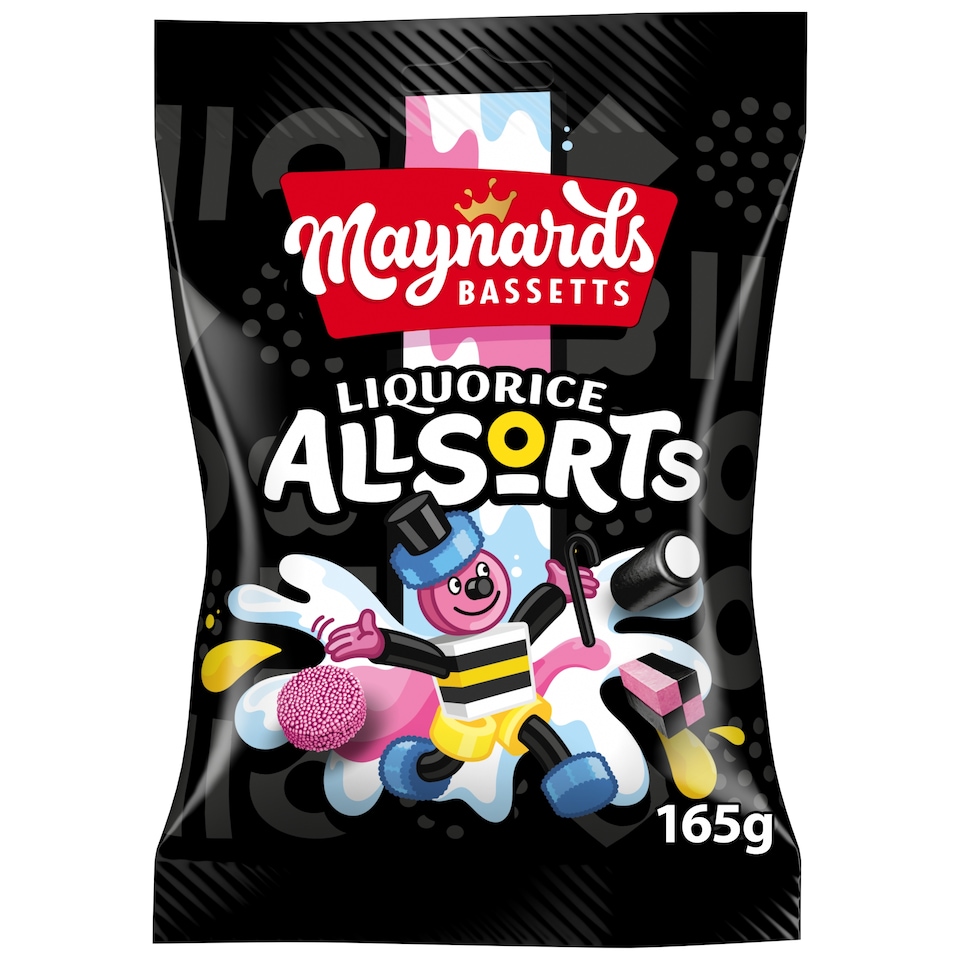 Maynards Bassetts Liquorice Allsorts 165g