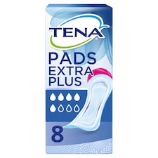 Tena Extra Plus Incontinence Pads 8 Pack