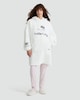 image 1 of Hello Kitty Fleece Textured Pyjama Hoodie in Cream