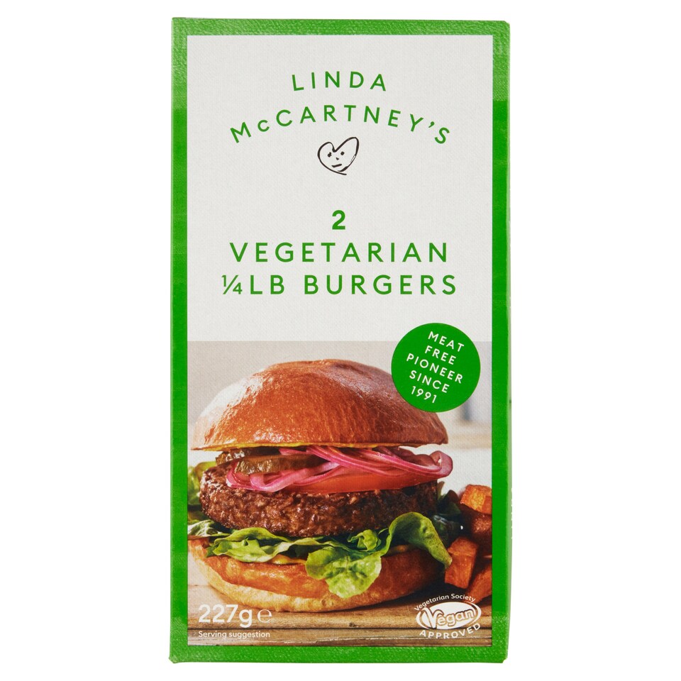 Obrázek 1 pro produkt Linda McCartney's Vegetariánské placky s cibulí 2 ks 227g
