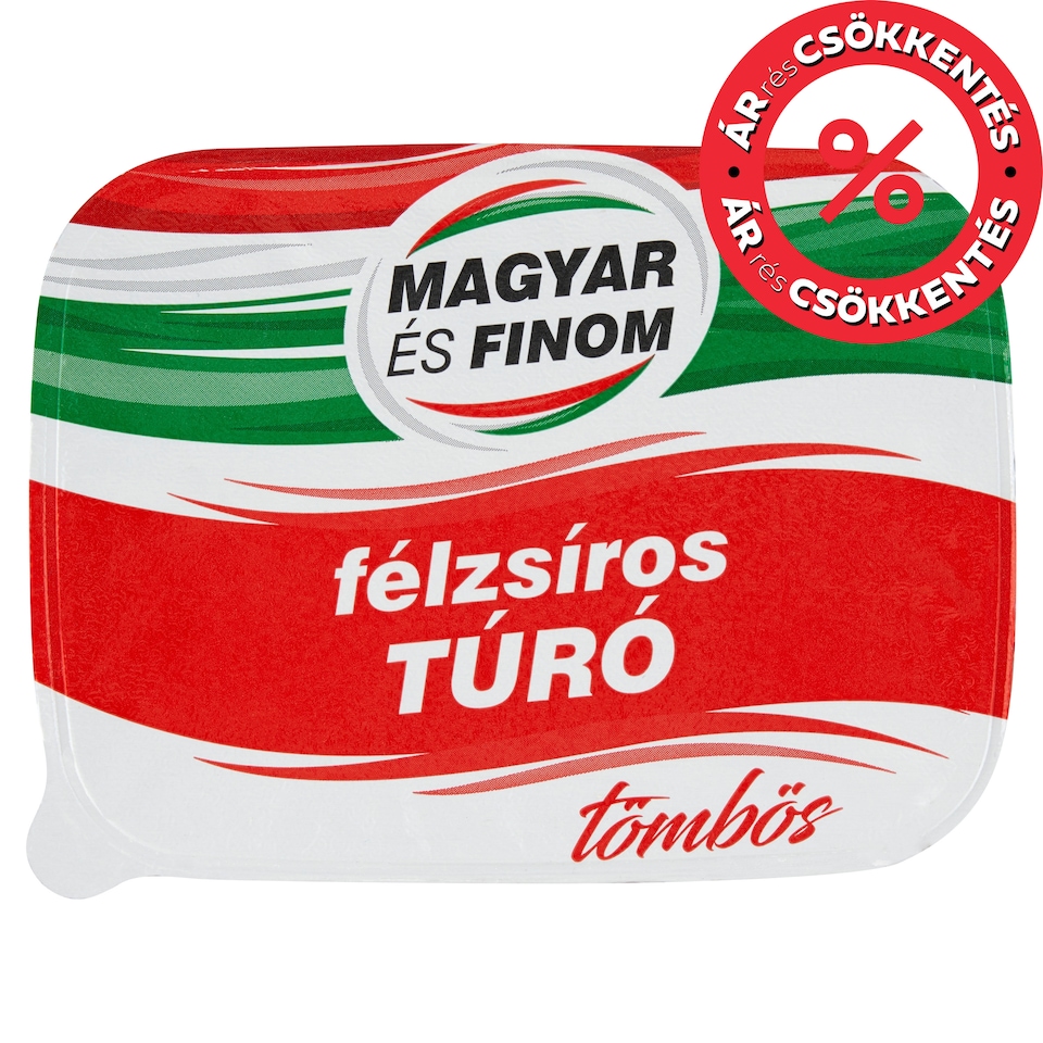 Magyar és Finom tömbös félzsíros túró 250 g
