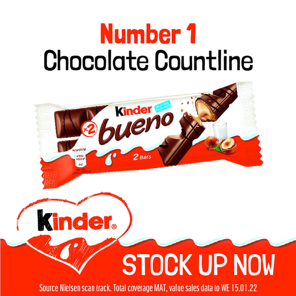 image 1 of Kinder Bueno Bar 43G