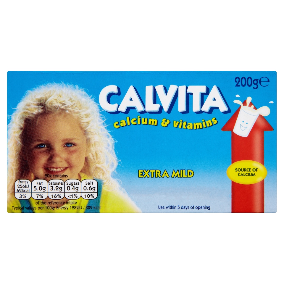 Calvita Extra Mild Cheese Block 200G
