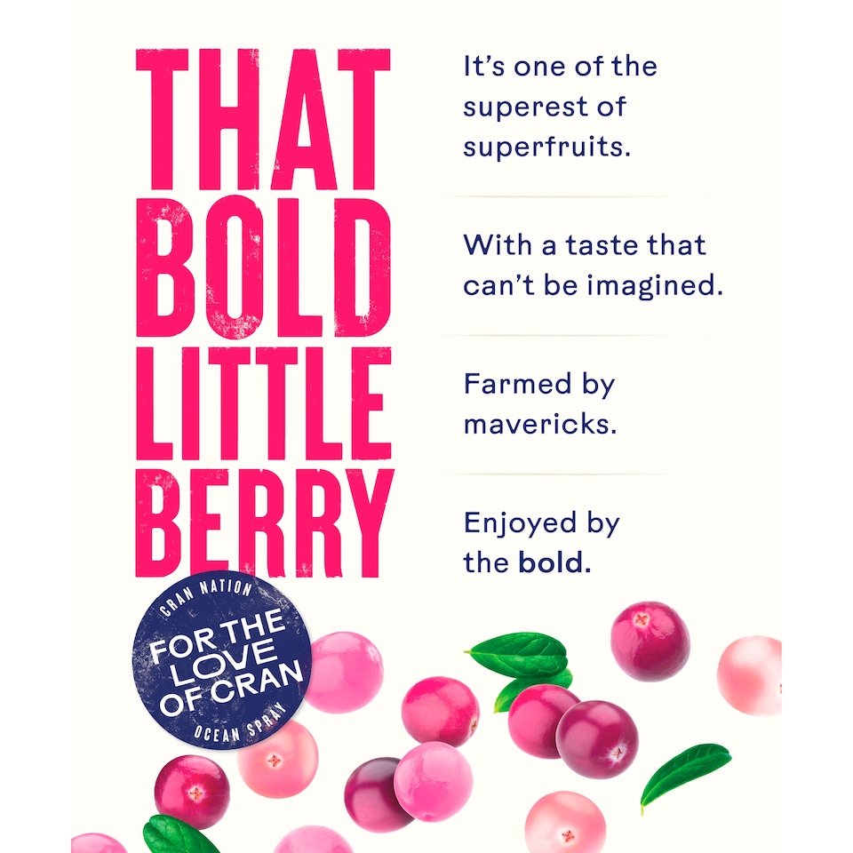 image 1 of Ocean Spray No Added Sugar Pink Cranberry Juice Drink 1 Litre