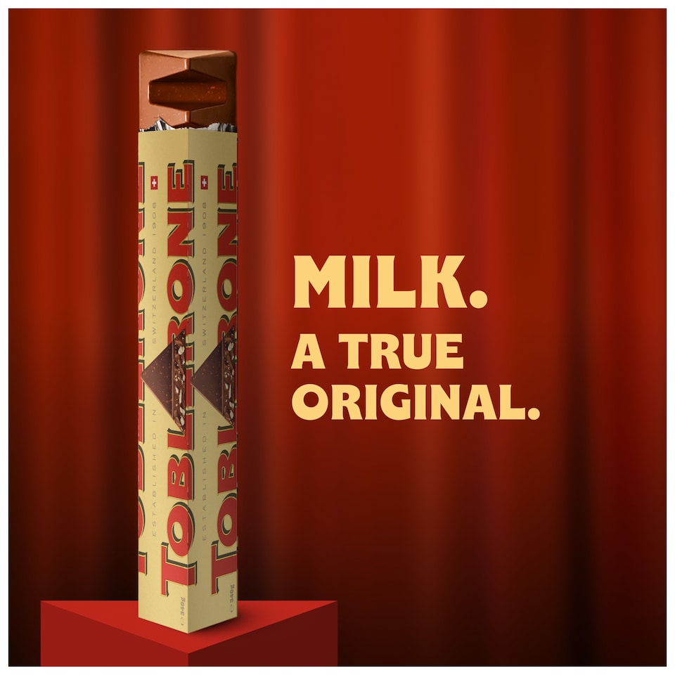 image 1 of TOBLERONE MILK CHOCOLATE WITH HONEY & ALMOND NOUGAT 340g