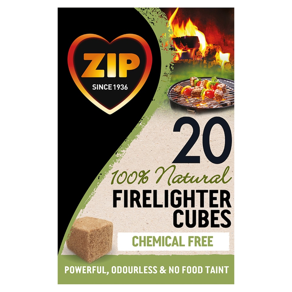 Zip Natural Firelighters 20 Pack