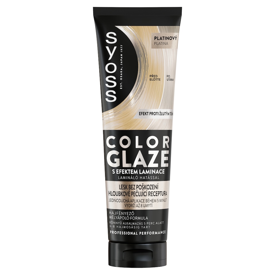 Syoss Color Glaze platina hajszínező hajfényező 130 ml