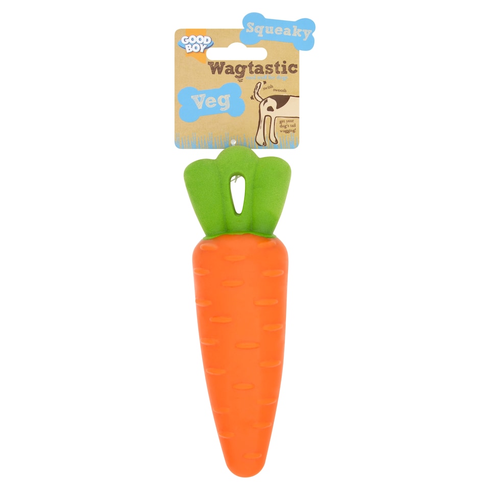 image 1 of Good Boy Wagtastic Squeak Vegetable Dog Toys