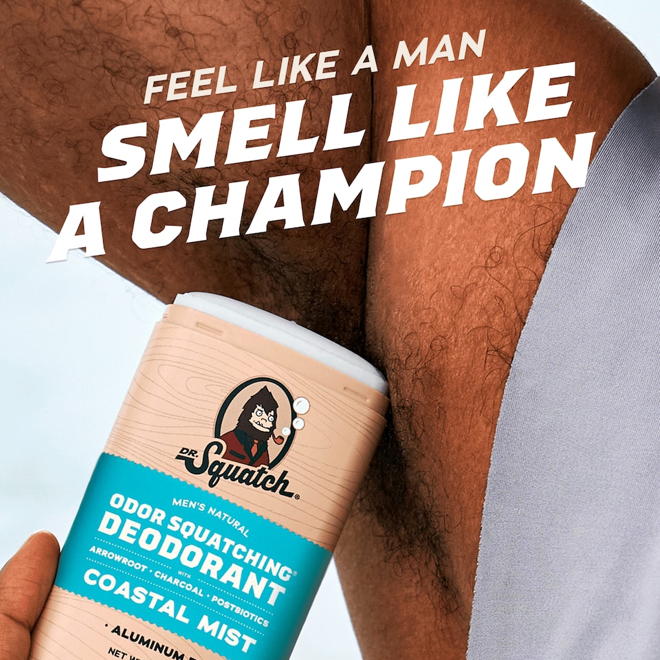 image 1 of DR. Squatch Natural Stick Deodorant Coastal Mist 75g