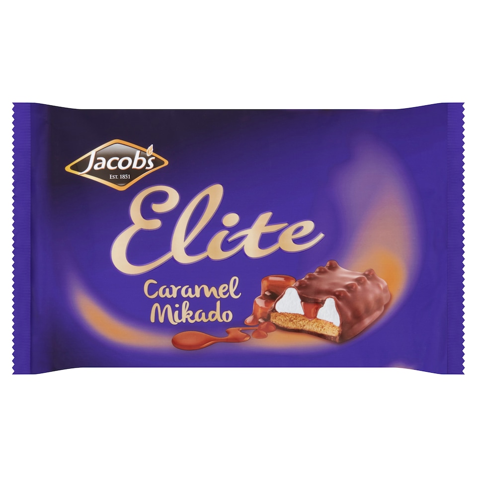 Jacobs Elite Caramel Mikado 8 Pack 176G