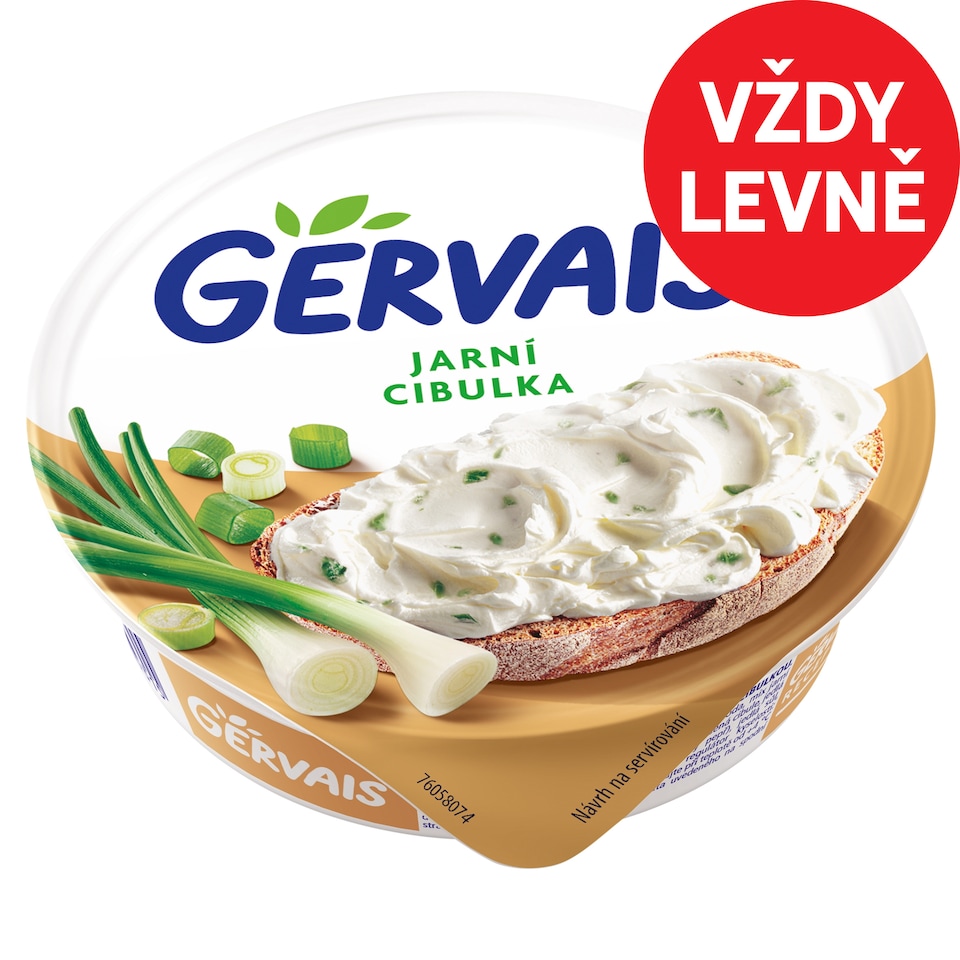 Gervais Čerstvý tvarohový sýr s jarní cibulkou 80g