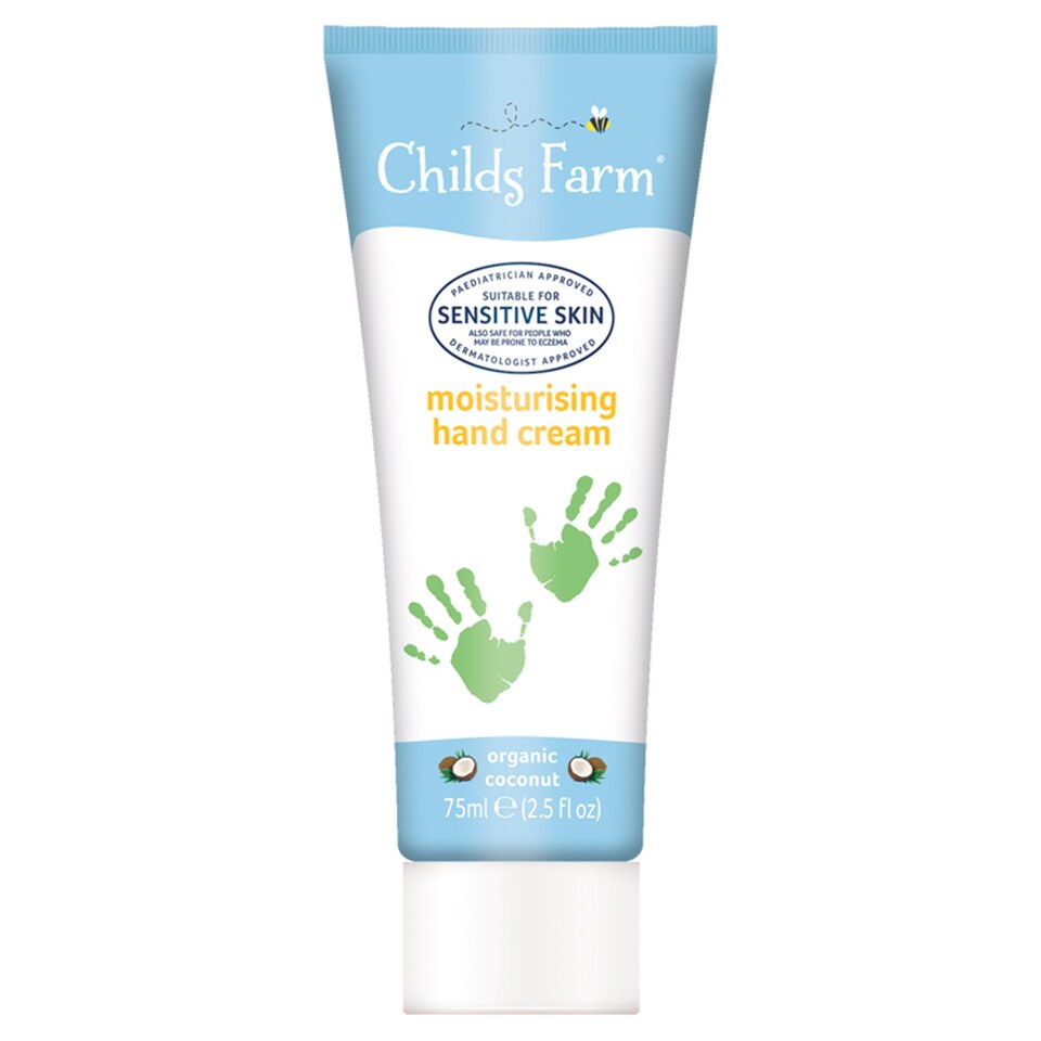 Childs Farm Moisturising Hand Cream Organic Coconut 75Ml Tesco Groceries