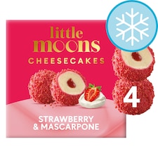 Little Moons Strawberry & Mascarpone Mochi Cheesecakes 4x30g