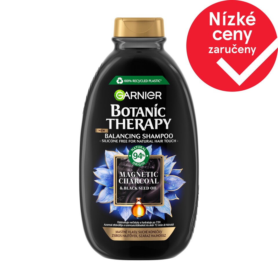 Garnier Botanic Therapy Magnetic Charcoal očisťující šampon, 250 ml