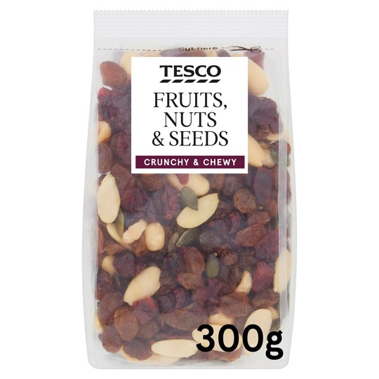 Tesco Fruit Nut & Seed Mix 300G Tesco Groceries