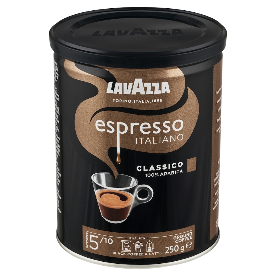 Lavazza Espresso Italiano Classico Roasted Ground Coffee 250 g
