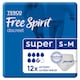 image 1 of Tesco Free Spirit Super Underwear Small, Medium 12 Pack
