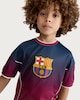 image 1 of FC Barcelona Football T-Shirt in Burgundy
