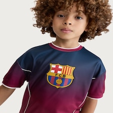 FC Barcelona Football T-Shirt in Burgundy