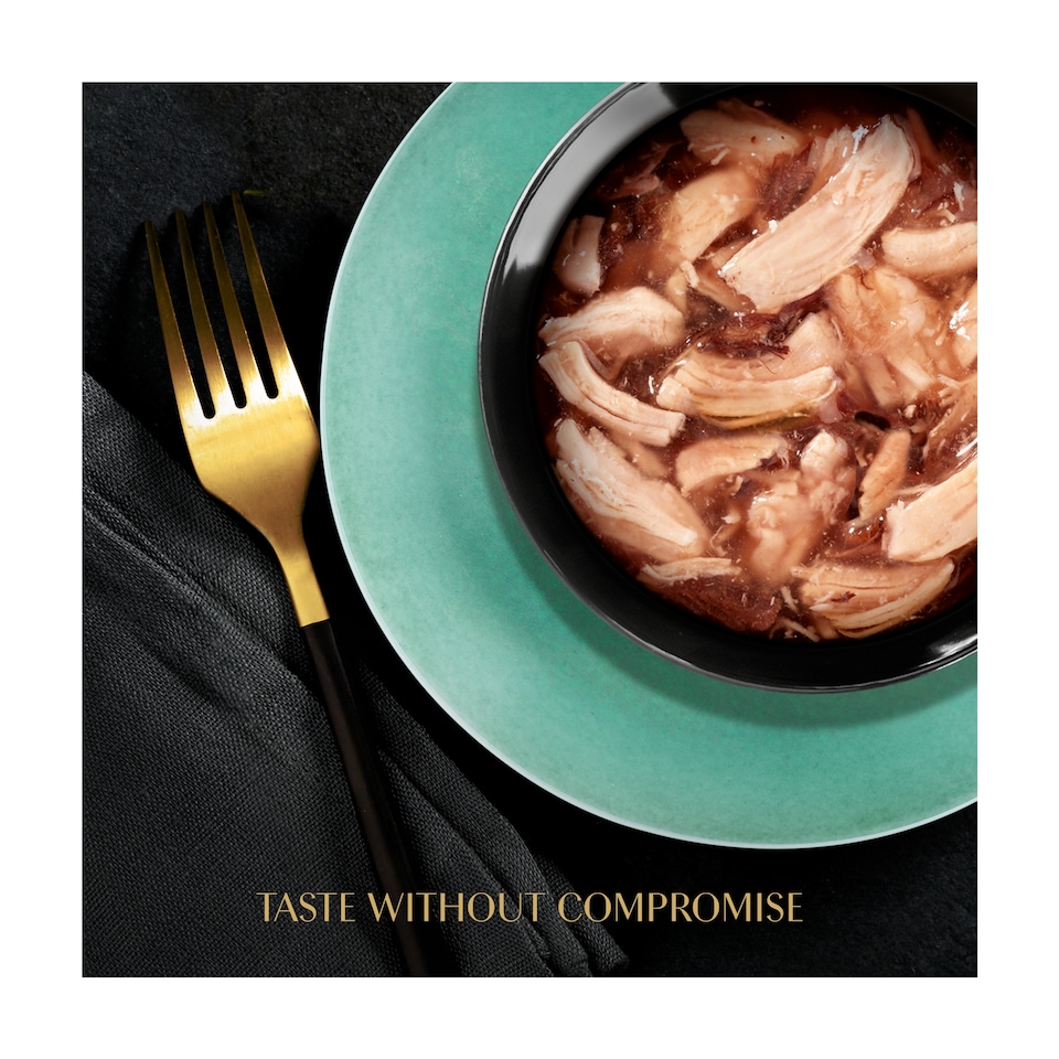 image 1 of Sheba Fillets Wet Cat Food Tray with Chicken & Tuna in Gravy 60g