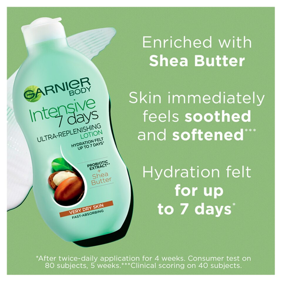 image 1 of Garnier Intensive 7 Days Ultra-Replenishing Lotion - Shea Butter 400ml