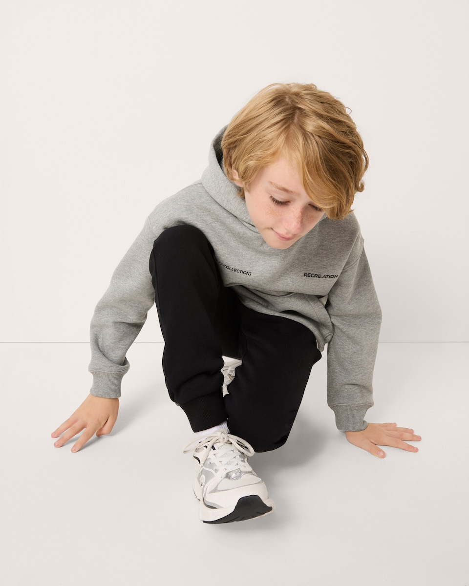 image 1 of F&F Boys 3-Pack Cotton Rich Joggers in Black
