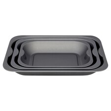 Tesco Roaster Set 28Cm 33Cm 38Cm