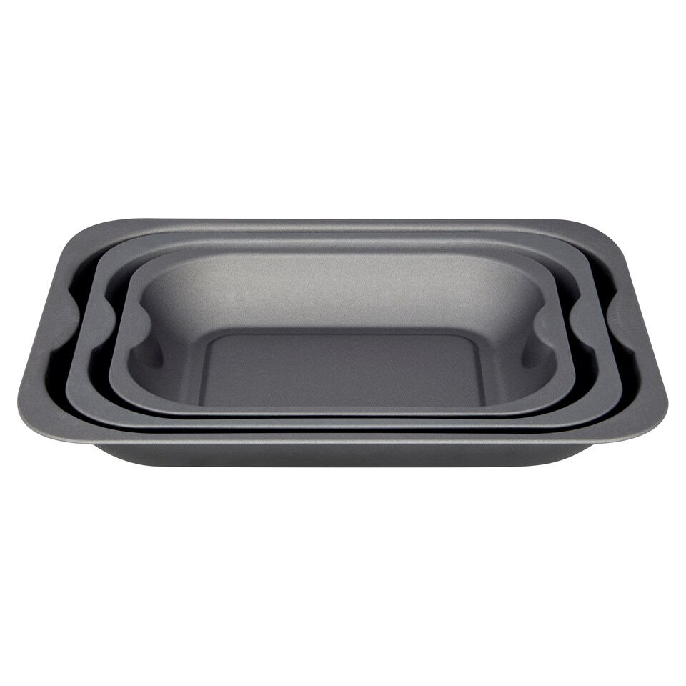 Tesco Roaster Set 28Cm 33Cm 38Cm