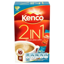 Kenco Fusion 2 In 1 Instant Coffee 10 Sachets 140G